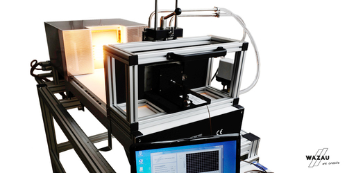 Testing device HBP DIN EN ISO 6942 – Wazau